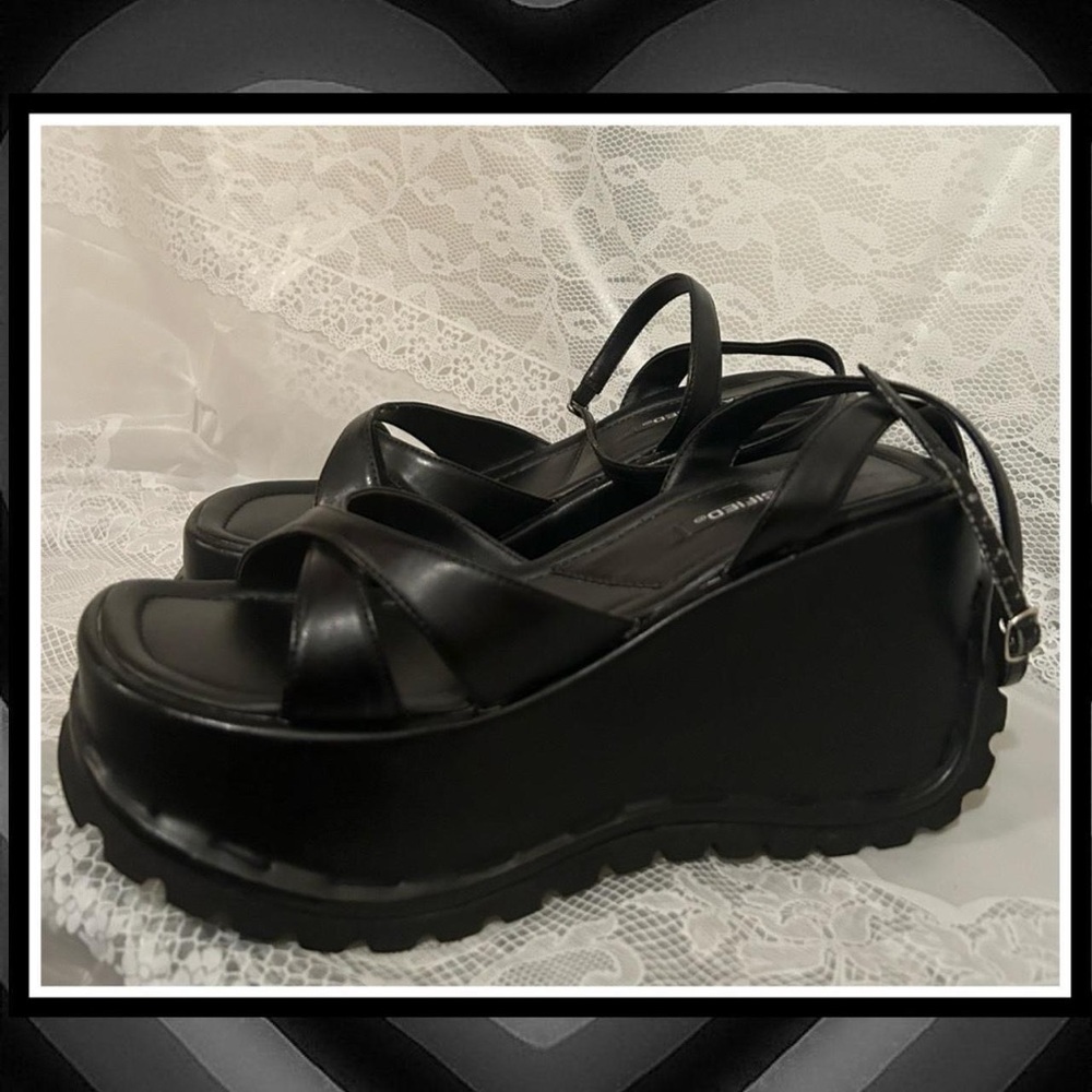 Vintage 90s Chunky Platform Wedges